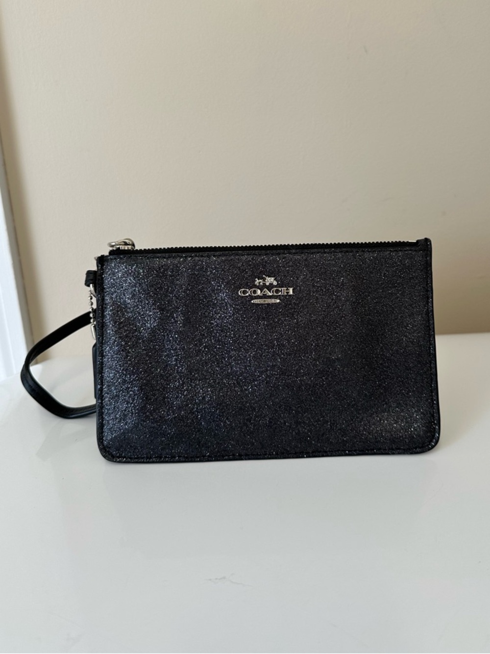 Coach Glitter Wristlet